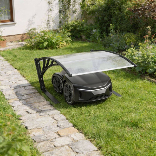 Rasenmäher-Roboter-Garage Domus transparent