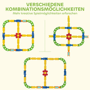 Balancebalken für Kinder rutschfest als buntes Kunststoff-Spielzeug