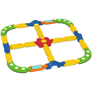 Balancebalken für Kinder rutschfest als buntes Kunststoff-Spielzeug