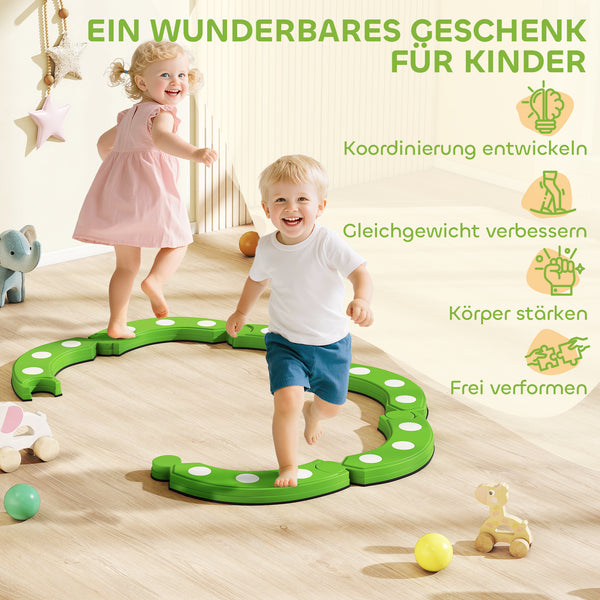 Balancierbalken für Kinder sensorisch 6-teilig 50kg grün
