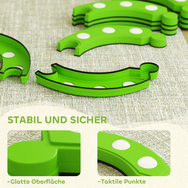 Balancierbalken für Kinder sensorisch 6-teilig 50kg grün