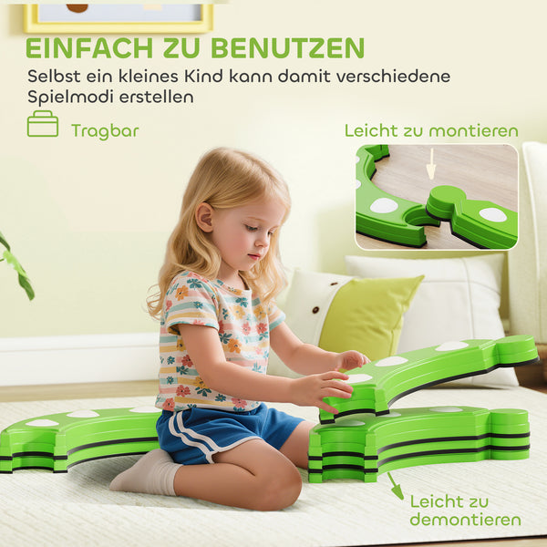 Balancierbalken für Kinder sensorisch 6-teilig 50kg grün