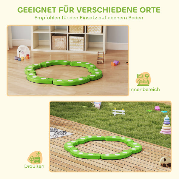 Balancierbalken für Kinder sensorisch 6-teilig 50kg grün