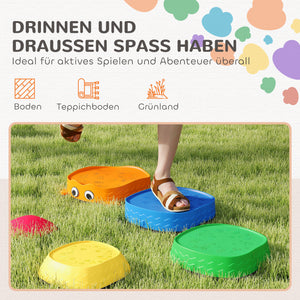 Balanciersteine Set für Kinder stapelbar aus Kunststoff bunt