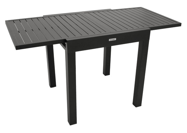 Gartentisch Balkon-Ausziehtisch ALCUDIA 70/140x70cm Alu anthrazit