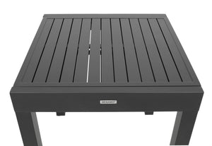 Gartentisch Balkon-Ausziehtisch ALCUDIA 70/140x70cm Alu anthrazit