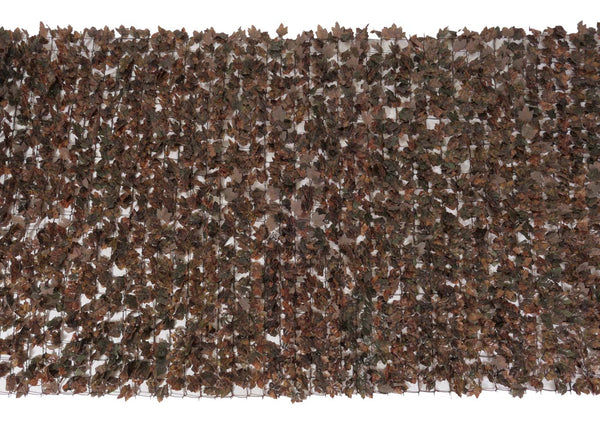 Balkonsichtschutz Sichtschutz Windschutz Balkon Terrasse 500x100cm Ahorn braun