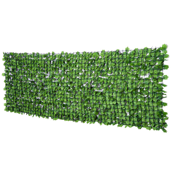 Balkonsichtschutz Sichtschutz Hecke künstlich UV-beständig 300x100cm grün
