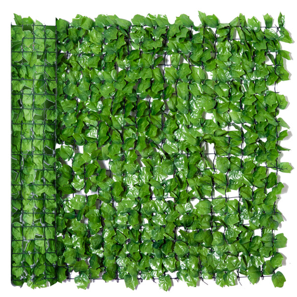 Balkonsichtschutz Sichtschutz Hecke künstlich UV-beständig 300x100cm grün