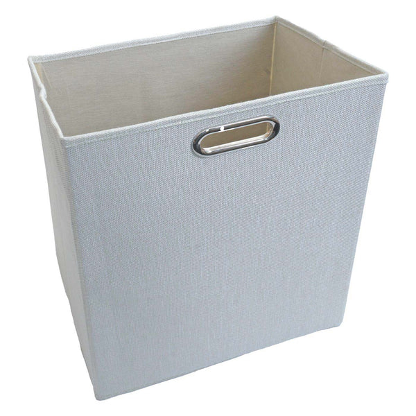Bambus Badezimmerschrank Badregal Badschrank 2 Wäschekörbe 2 Türen 168x82x34cm