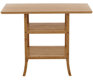 Bambus Tisch Balkontisch Beistelltisch Mehrzwecktisch 100x60cm