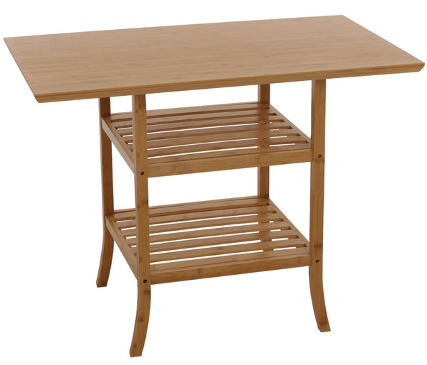 Bambus Tisch Balkontisch Beistelltisch Mehrzwecktisch 100x60cm