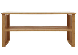 Bambus Couchtisch Wohnzimmertisch Sofatisch Beistelltisch 46x97x55cm