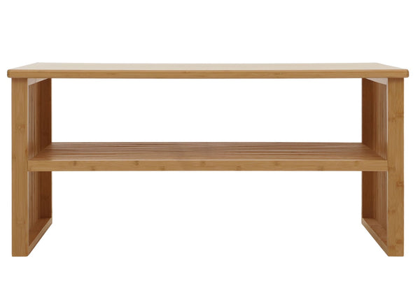 Bambus Couchtisch Wohnzimmertisch Sofatisch Beistelltisch 46x97x55cm