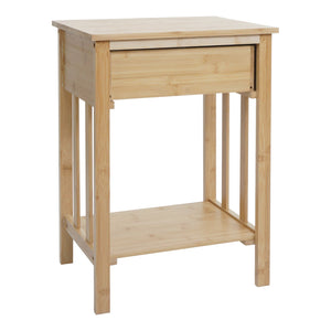 Bambus Nachttisch Nachtkonsole Beistelltisch Nachtschrank 55x40x30cm