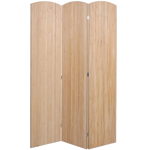 Bambus Paravent Raumteiler Sichtschutz klappbar 3 Paneele 170x120cm