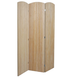 Bambus Paravent Raumteiler Sichtschutz klappbar 3 Paneele 170x120cm