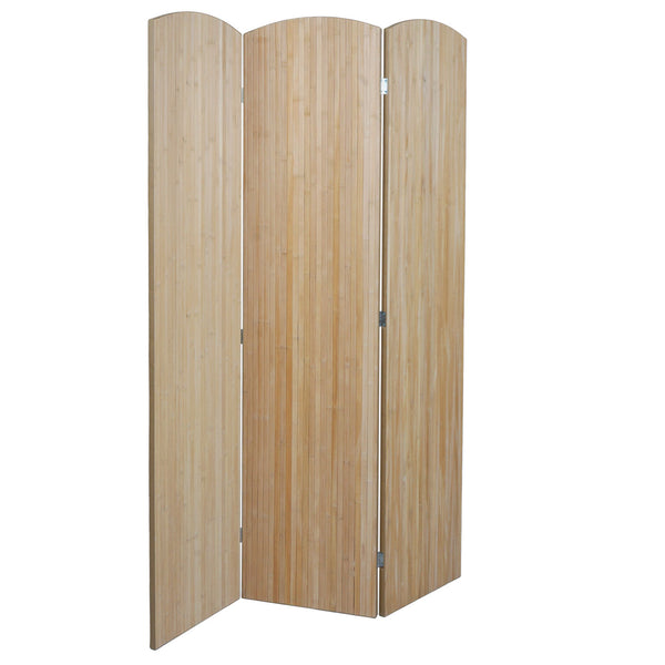 Bambus Paravent Raumteiler Sichtschutz klappbar 3 Paneele 170x120cm