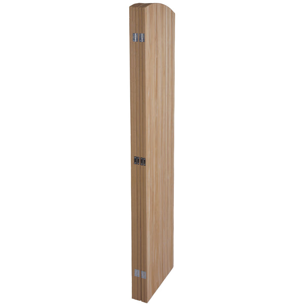 Bambus Paravent Raumteiler Sichtschutz klappbar 5 Paneele 170x204cm