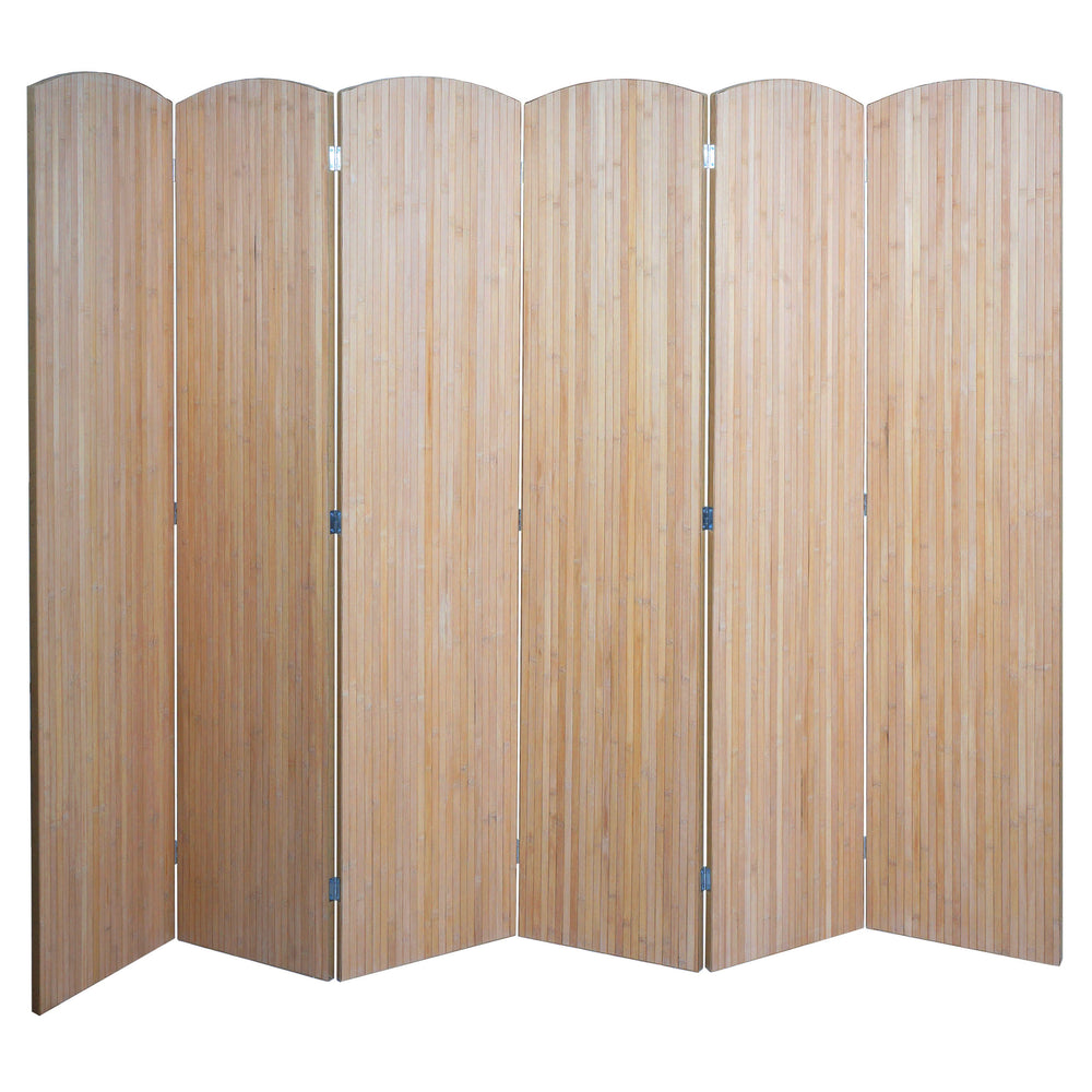 Bambus Paravent Raumteiler Sichtschutz klappbar 6 Paneele 170x245cm