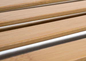 Bambus Badezimmerschrank Wäschesammler Badschrank 2 Wäschekörbe 2 Regalböden 88x81x33cm