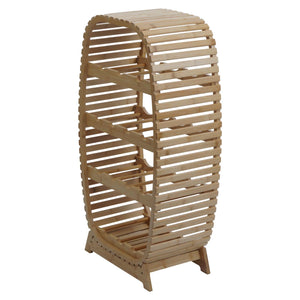 Bambus Weinregal Weinständer Flaschenregal 14 Flaschen 85x46x25cm