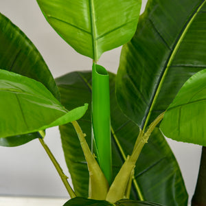 Bananenpflanze Kunstpflanze im Topf für Wohnzimmer Büro 150cm