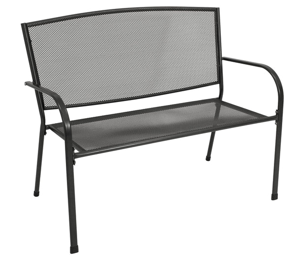 Gartenbank CLASSIC 2-sitzer, Streckmetall anthrazit