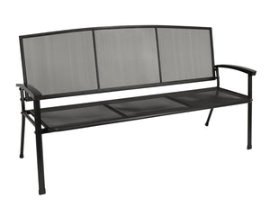 Gartenbank RIVO 3-sitzer, Streckmetall eisengrau