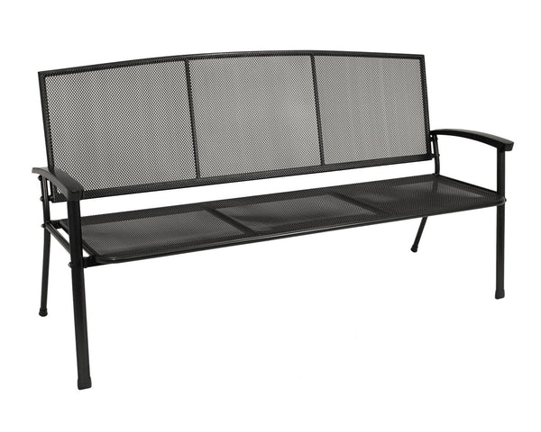 Gartenbank RIVO 3-sitzer, Streckmetall eisengrau
