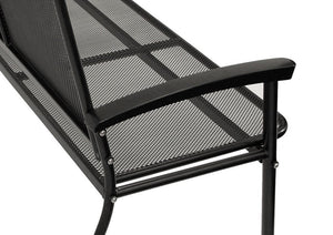 Gartenbank RIVO 3-sitzer, Streckmetall eisengrau