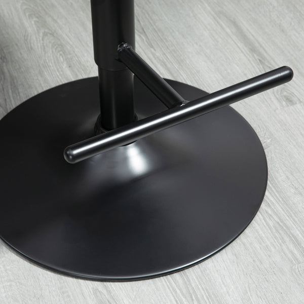 Barhocker 2er-Set höhenverstellbar aus Kunstleder