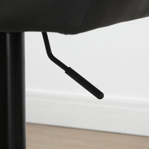 Barhocker 2er-Set höhenverstellbar modern Grau