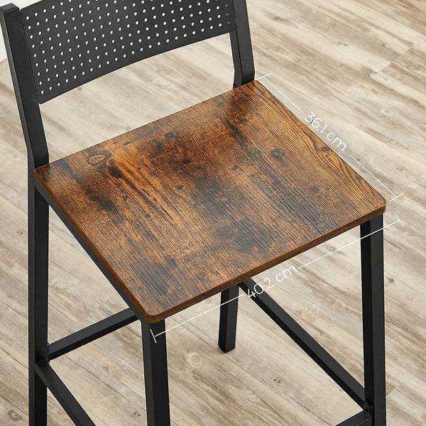 Barhocker 2er-Set IndustrialVIBE