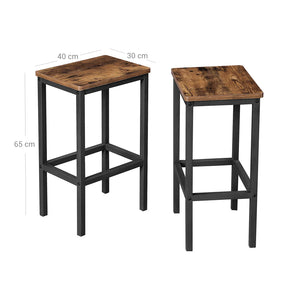 Barhocker 2er-Set IndustrialVIBE