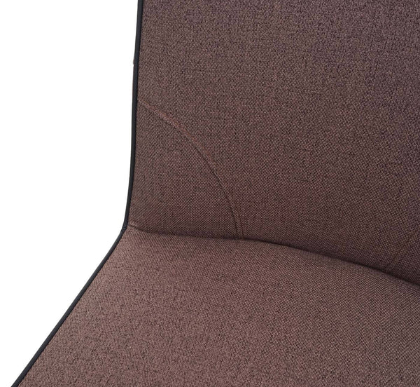 Barhocker Tresenhocker Stahl Stoff/Textil braun