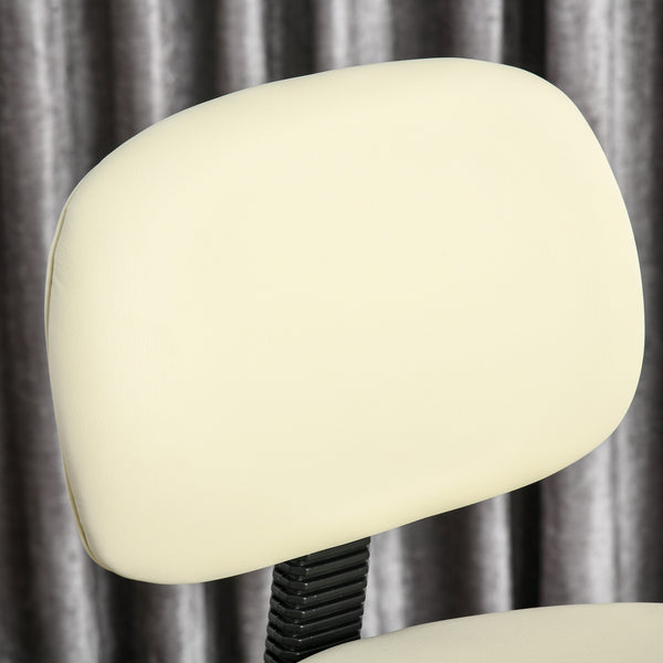 Sgabello da bar girevole, regolabile in altezza, beige