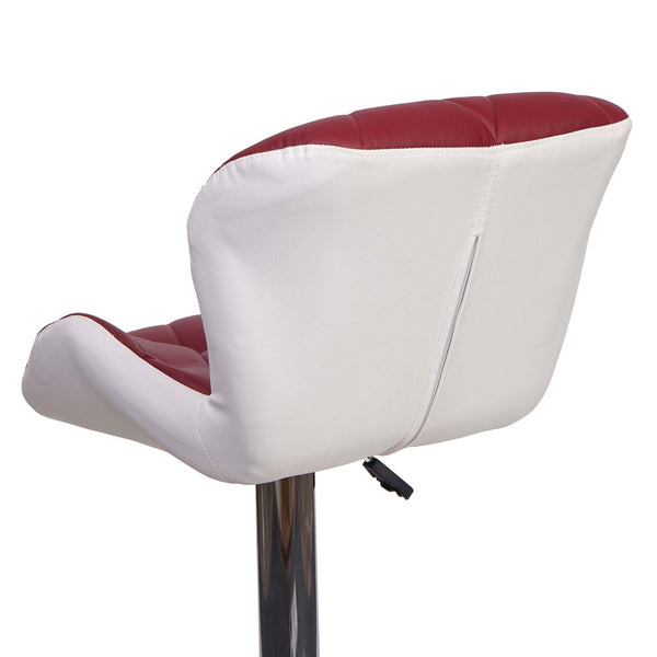 Barhocker Barstuhl Tresenhocker höhenverstellbar Kunstleder bordeaux