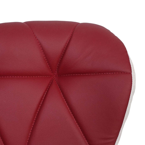 Barhocker Barstuhl Tresenhocker höhenverstellbar Kunstleder bordeaux