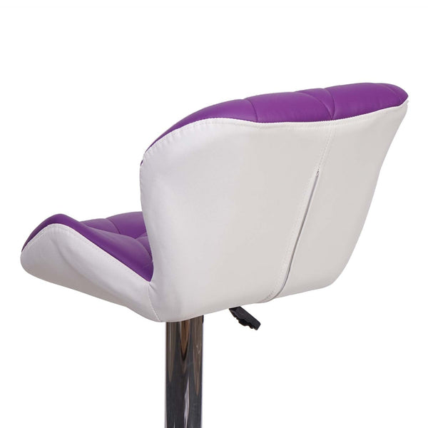 Barhocker Barstuhl Tresenhocker höhenverstellbar Kunstleder lila
