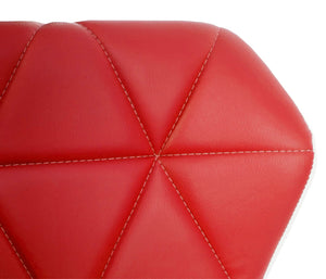 Barhocker Barstuhl Tresenhocker höhenverstellbar Kunstleder rot