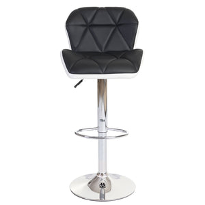 Barhocker Barstuhl Tresenhocker höhenverstellbar Kunstleder schwarz