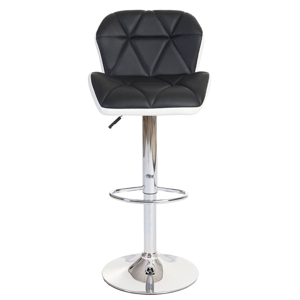 Barhocker Barstuhl Tresenhocker höhenverstellbar Kunstleder schwarz