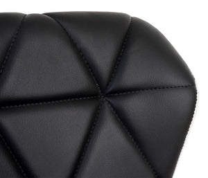 Barhocker Barstuhl Tresenhocker höhenverstellbar Kunstleder schwarz