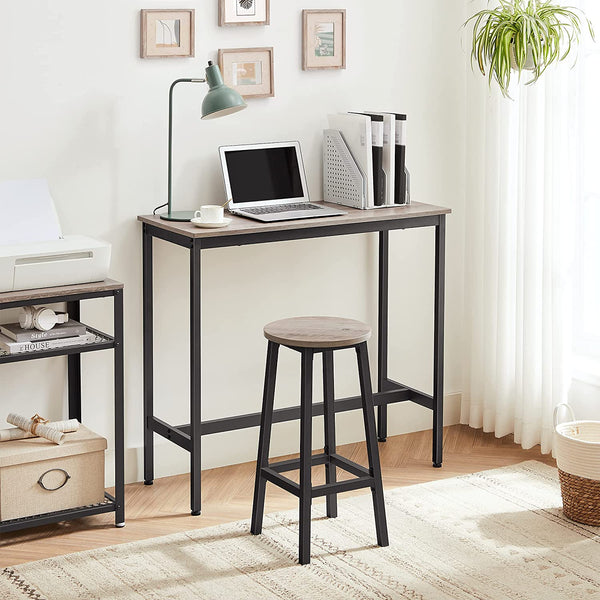 Barhocker Set 2 rund höhenverstellbar