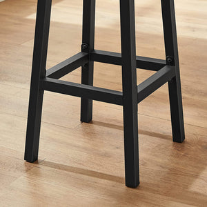 Barhocker Set 2 rund höhenverstellbar
