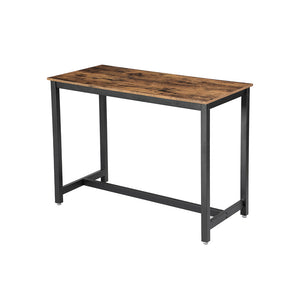 Bartisch Bistrotisch mit Metallgestell Braun