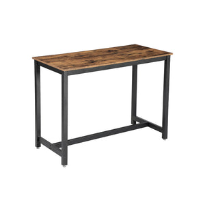 Bartisch Bistrotisch mit Metallgestell Braun
