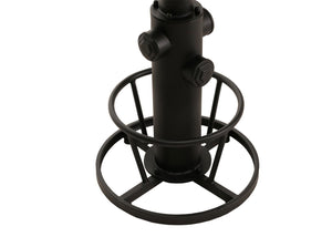 Bartisch Bistrotisch Thekentisch höhenverstellbar Industrial Ø61cm natur