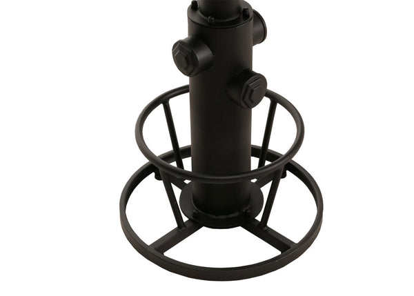 Bartisch Bistrotisch Thekentisch höhenverstellbar Industrial Ø61cm natur